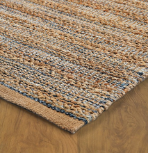 Load image into Gallery viewer, 8 x 10 Navy Jute Rug
