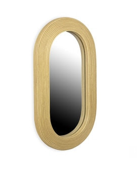 Pencil Rattan Pill Box Mirror