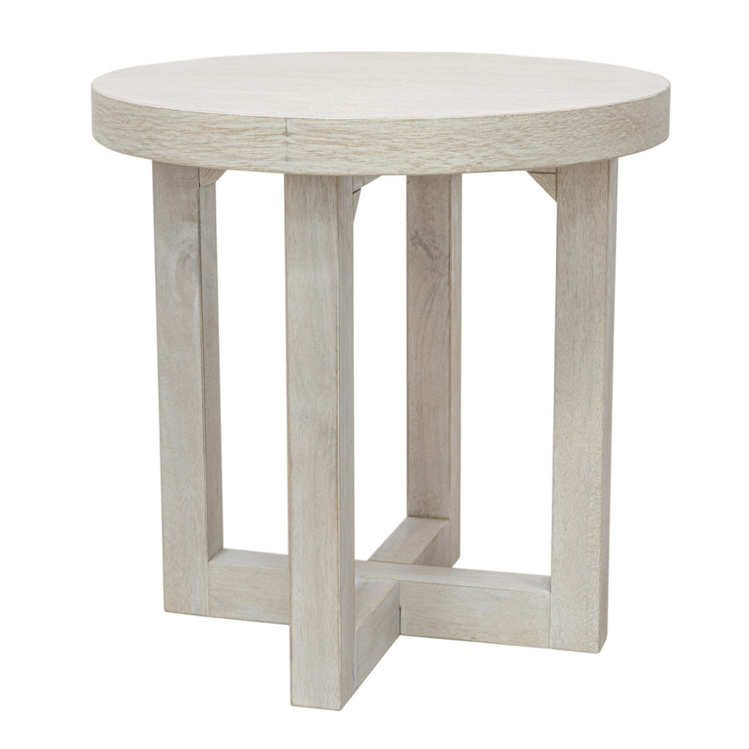 white side table